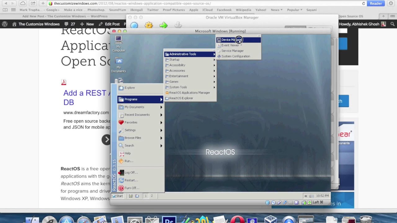 macos virtualbox full screen